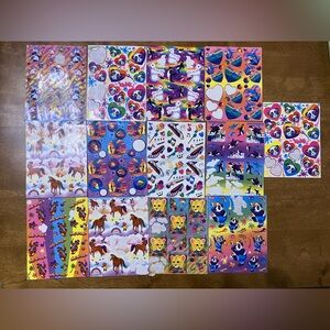 Vintage Lisa Frank 1990 Sticker LOT (Used)